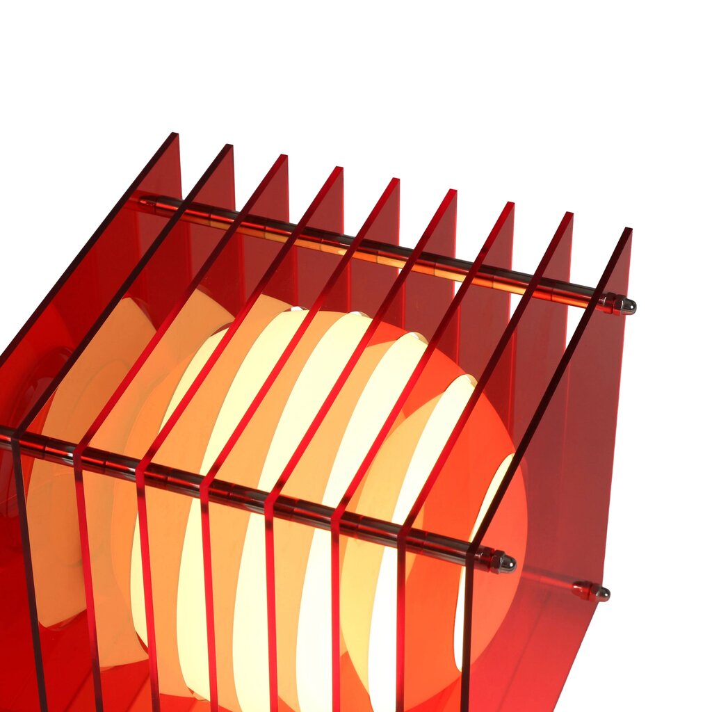 LớP Small Square in Red Acrylic