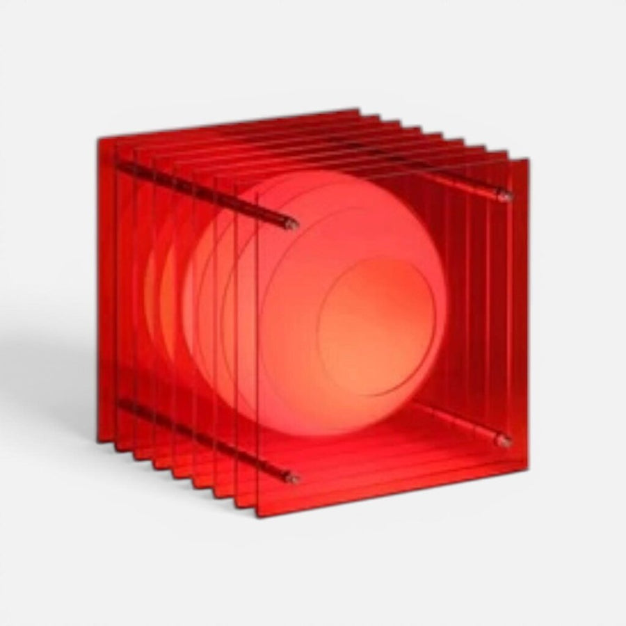 LớP Small Square in Red Acrylic