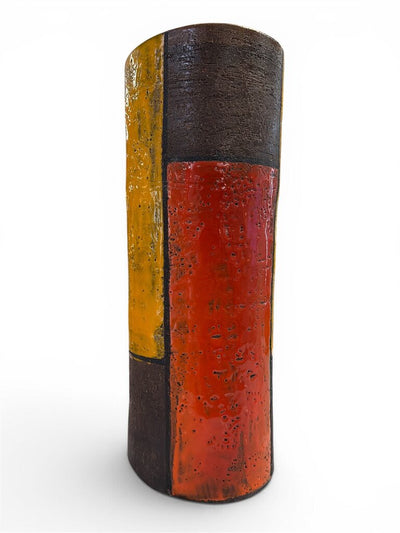 Bitossi Mondrian Mid Century RARE Italian Ceramic Vase