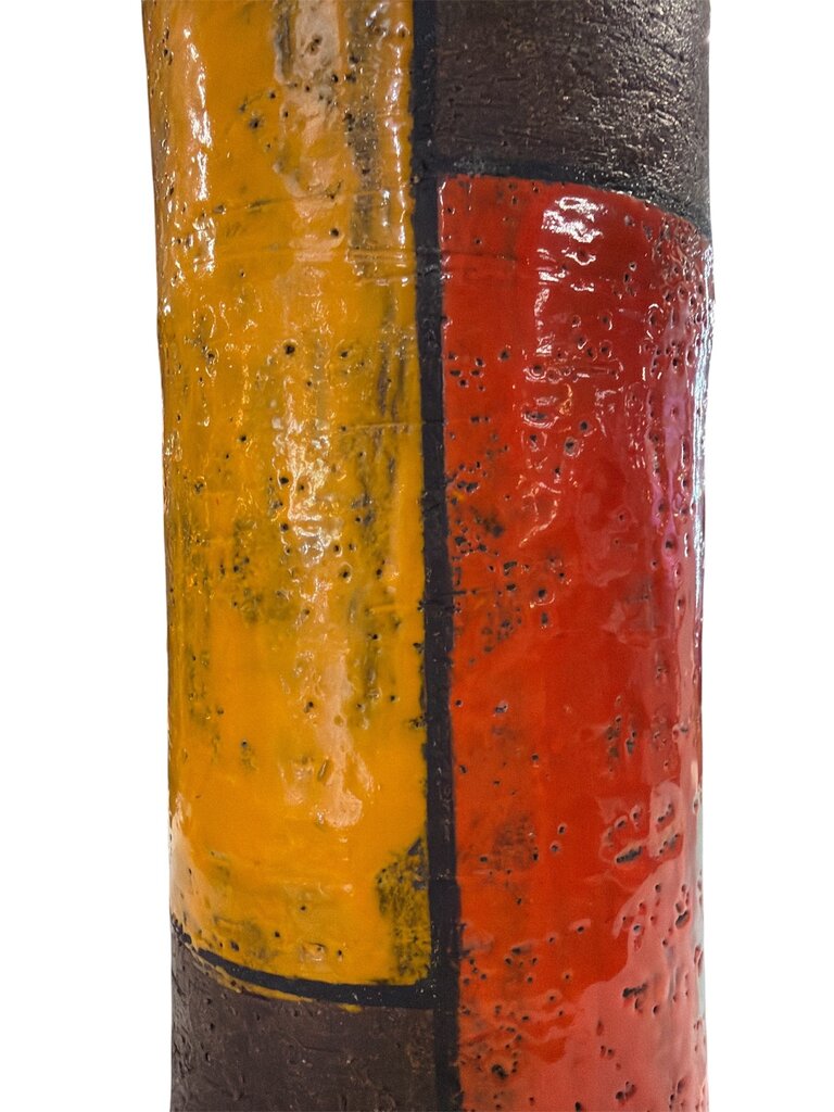Bitossi Mondrian Mid Century RARE Italian Ceramic Vase