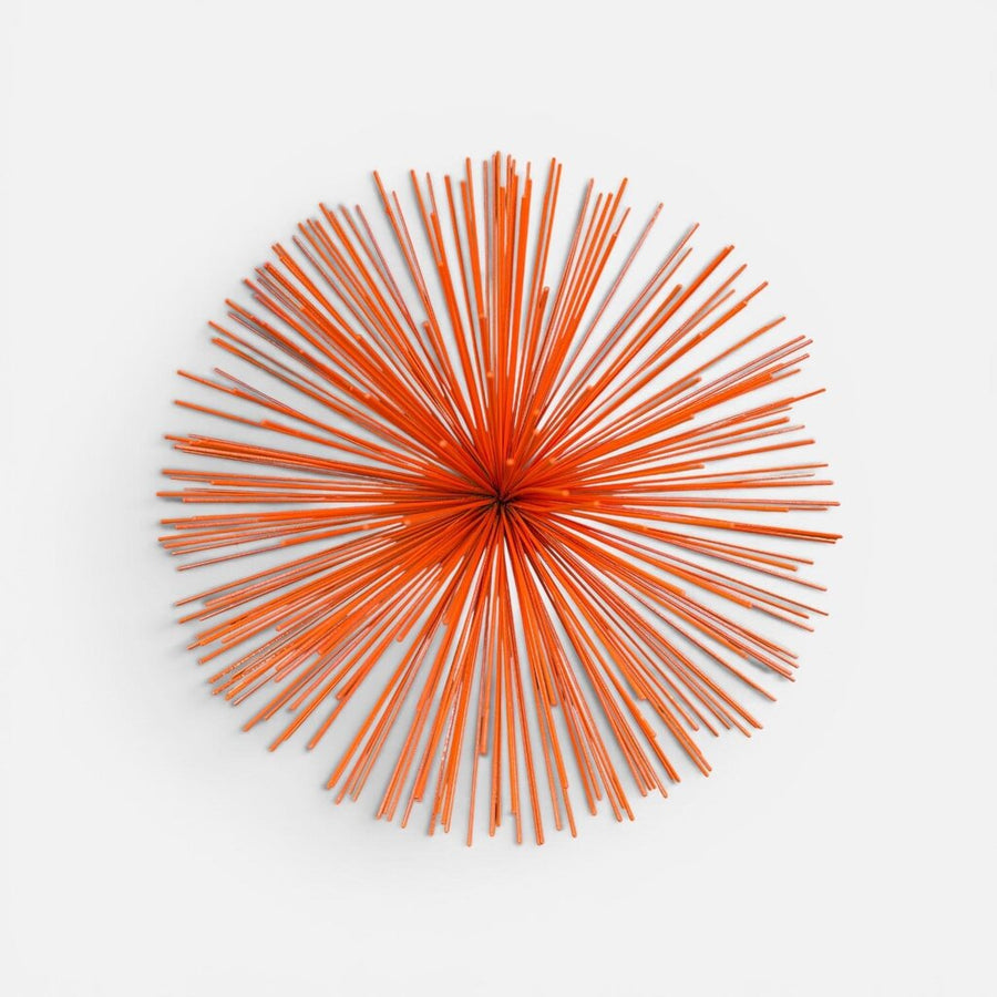 X Orange Sea Urchin Wall Art