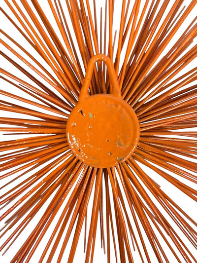 X Orange Sea Urchin Wall Art