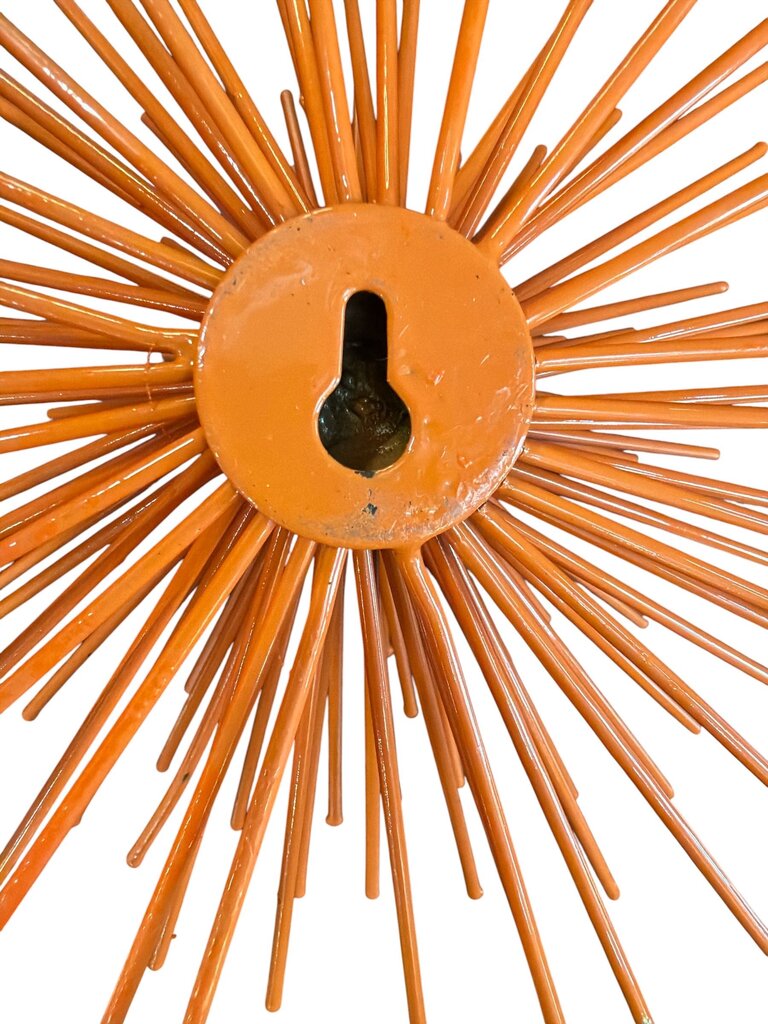 Mid Century Modern Orange Sea Urchins (Set of 4)