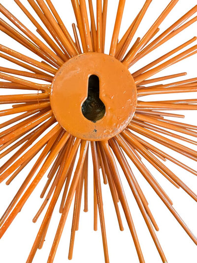 Mid Century Modern Orange Sea Urchins (Set of 4)