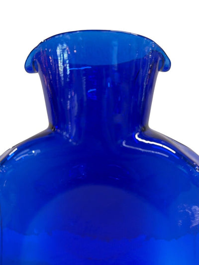 Vintage Blenko Cobalt Blue Water Pitcher