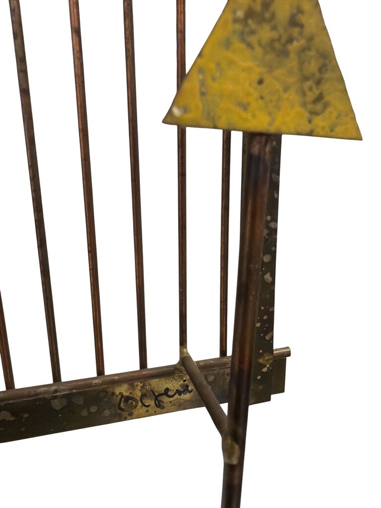 Signed Curtis Jere "Rainy Day Bus Stop" Wall Scuplture