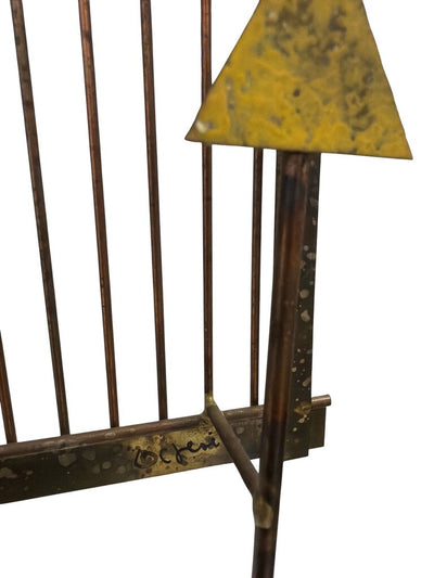 Signed Curtis Jere "Rainy Day Bus Stop" Wall Scuplture