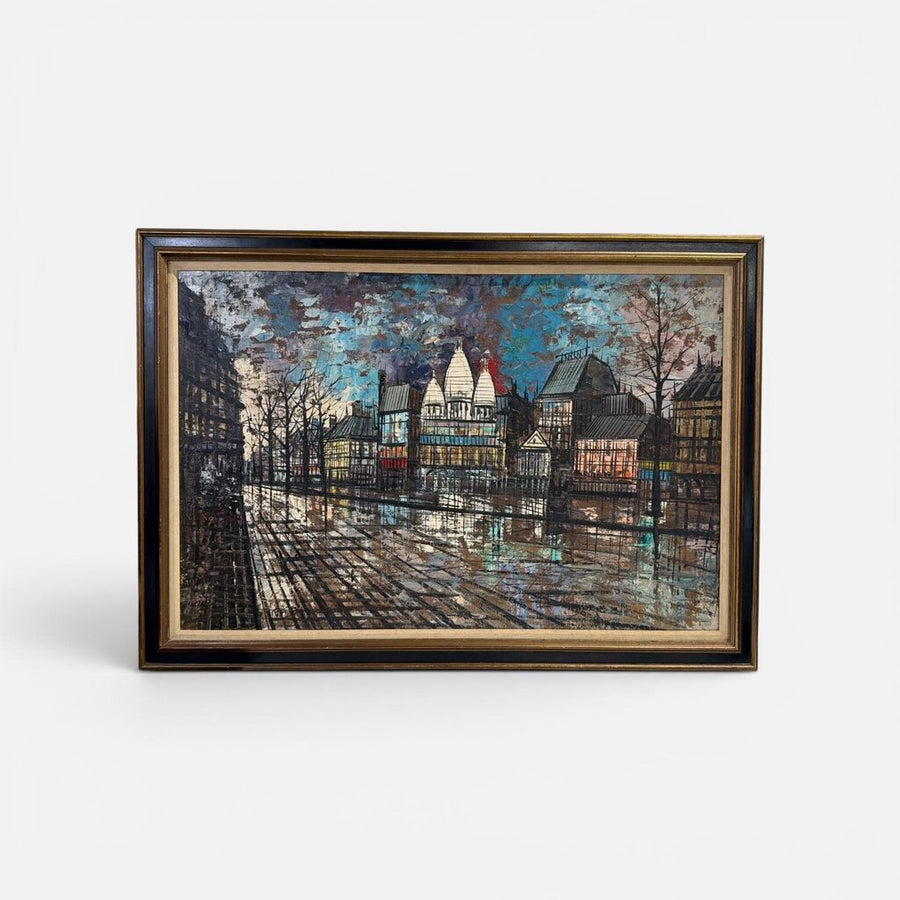 Mid Century French Street Scene