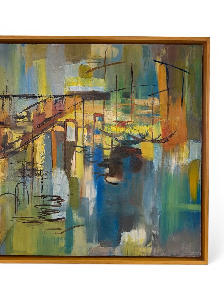 Framed Vintage Paining, Signed I Wroble