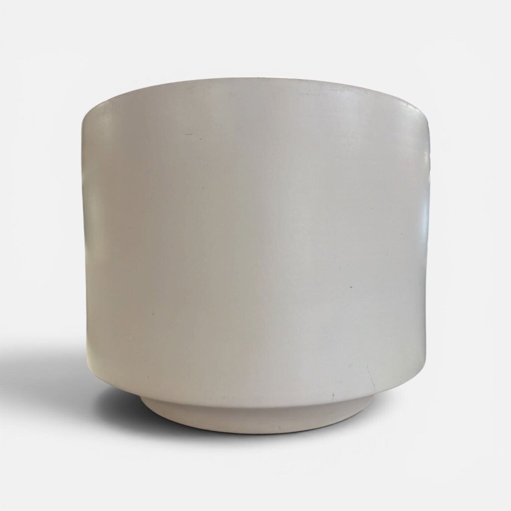 Vintage Gainey XL 17" Satin White Planter
