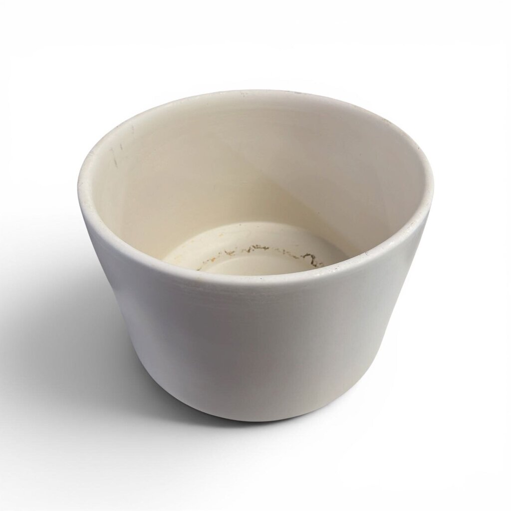 Vintage Gainey XL 17" Satin White Planter