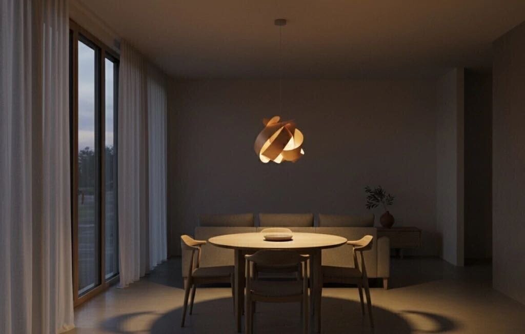 Autumn Wood Pendant Light Meer Klein / Meer - Pendant Crafte