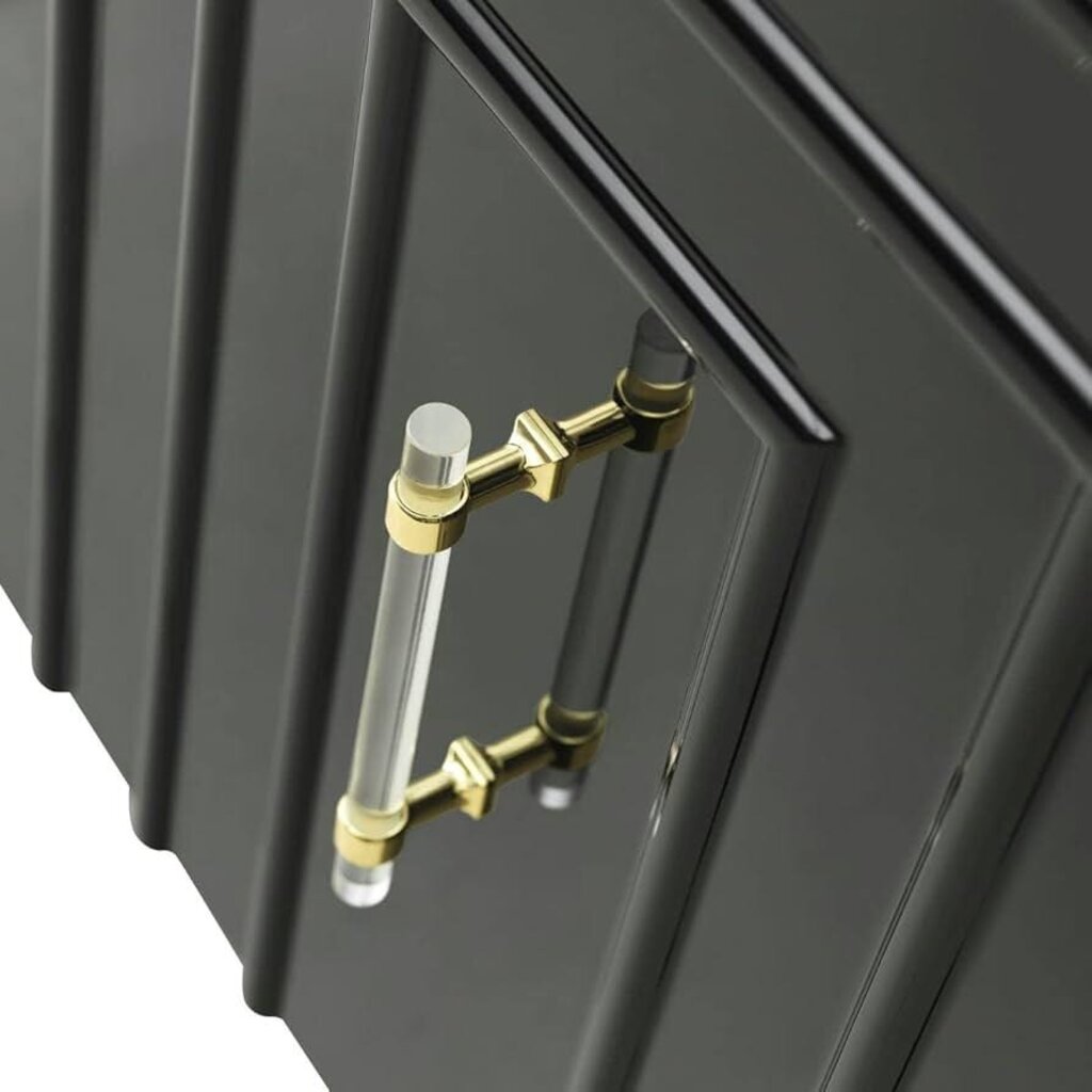 Modern Black Lacquer Buffet