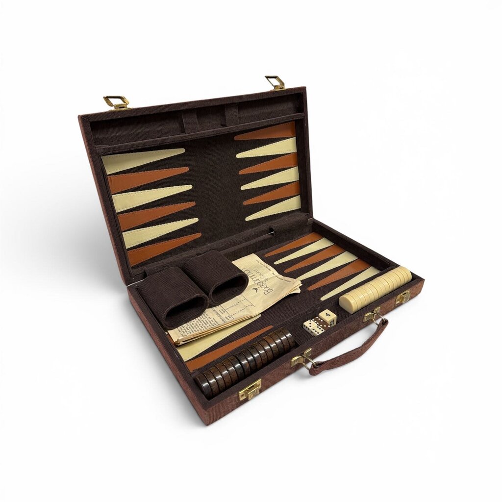 Mid Century Backgammon Set