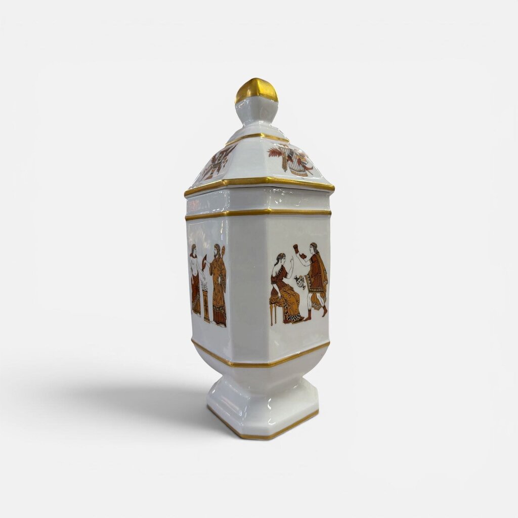 French Porcelain Apothecary Jar