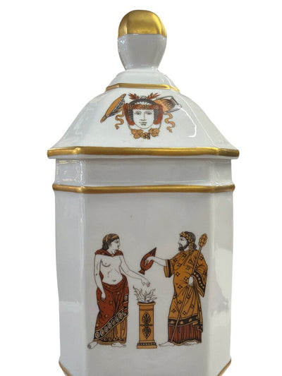 French Porcelain Apothecary Jar