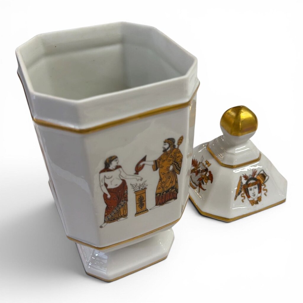 French Porcelain Apothecary Jar