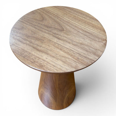 Modernist Walnut Drinks Side Table