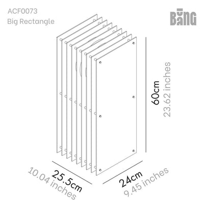 LớP Big Rectangle in Clear Acrylic