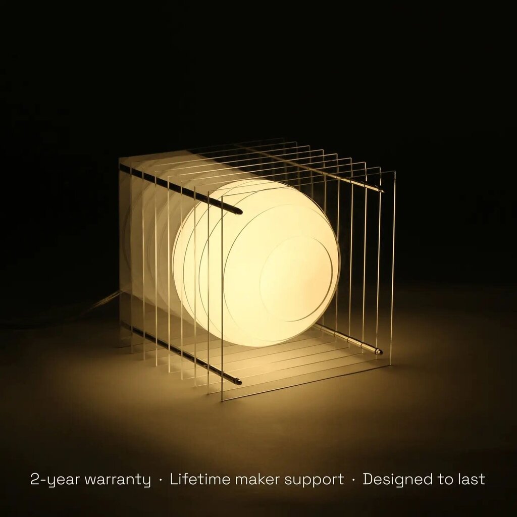 Lớp Big Square Clear Acrylic Lamp
