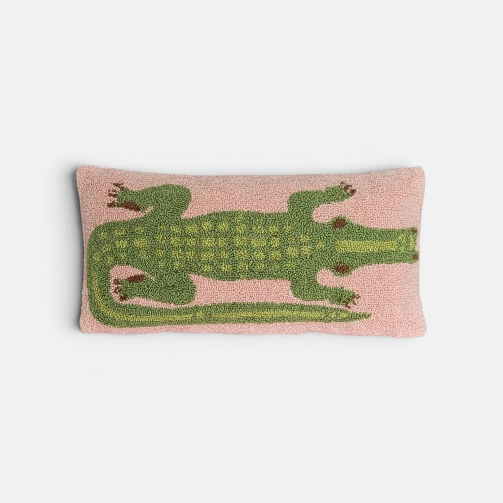 Alligator Throw Pillow