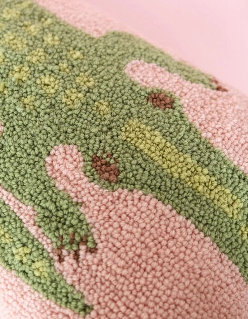 Alligator Throw Pillow