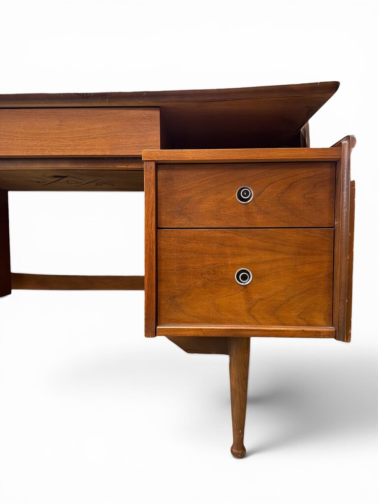 Mid Century COOL Mainline Desk with Floating Top - FABULOUS
