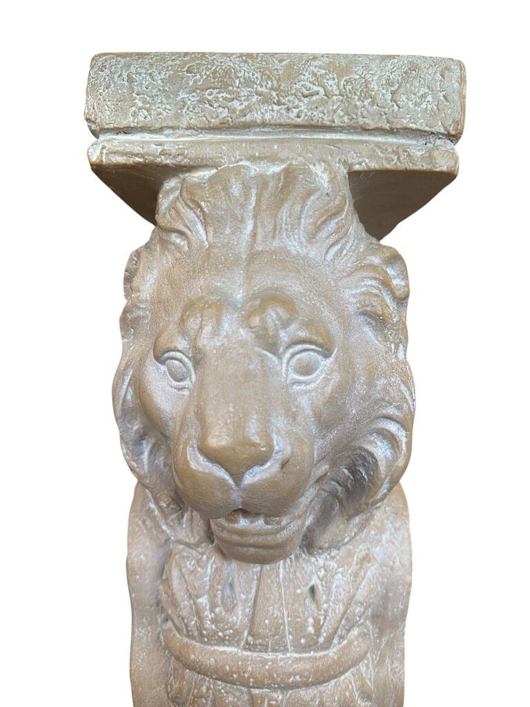 Vintage Griffin Lions Console Table