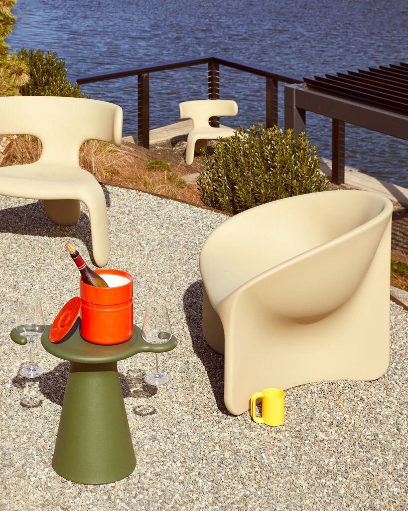 Asti Ice Bucket | Orange by Sergio Asti