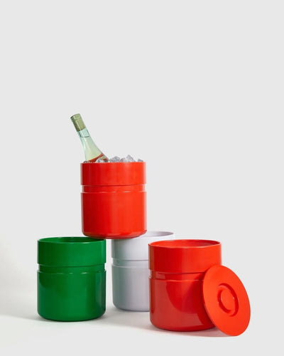 Asti Ice Bucket | Orange by Sergio Asti