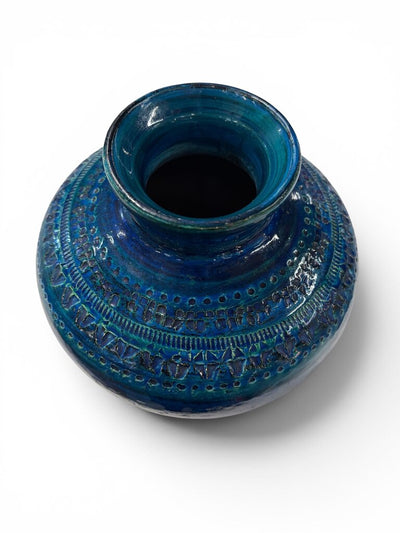 Bitossi Aldo Londi Rimini Blue Mid Century Italian Ceramic