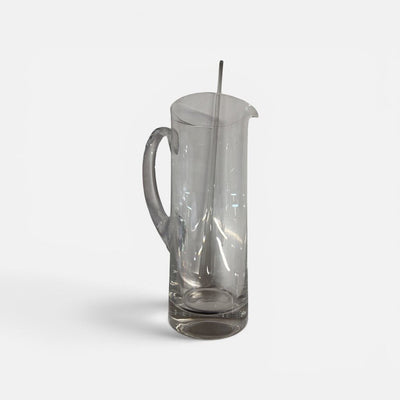 Mid Century Cocktail Pitcher with Companion Stirrer