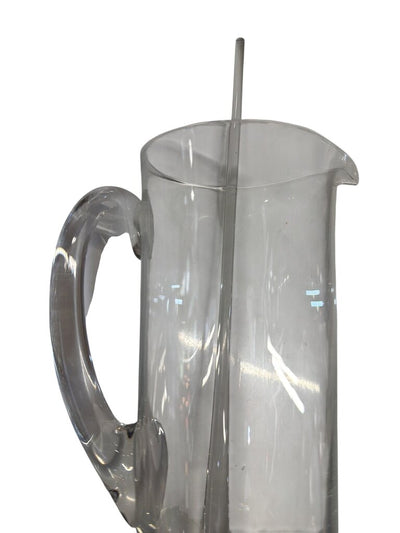 Mid Century Cocktail Pitcher with Companion Stirrer