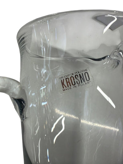 Krosno Heavy Crystal Cocktail Pitcher and Stirrer