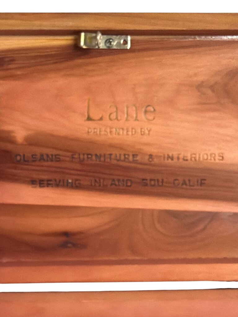 Lane Mid Century Modern Hinged Box