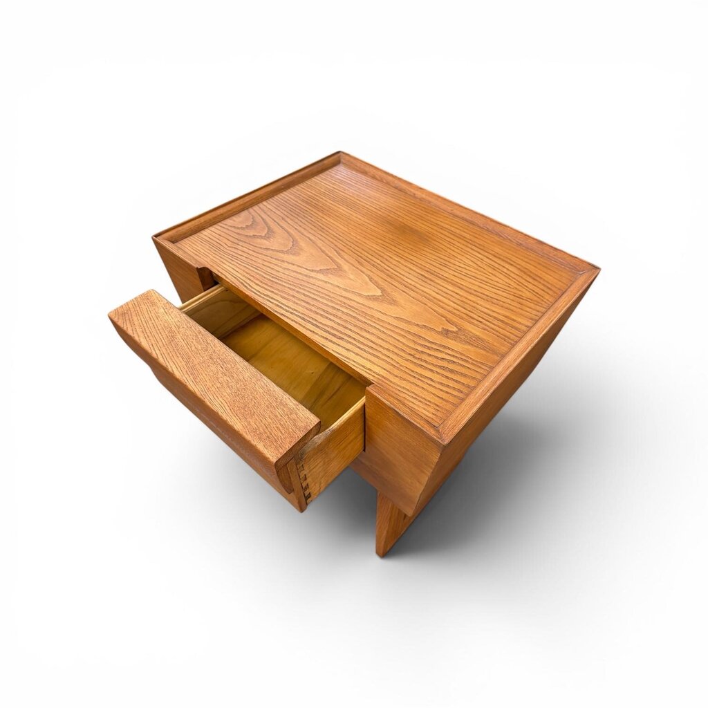 Mid Century Pair of Trapezoidal Side Tables by Paul Laszlo for Brown-Saltman (Set of 2)