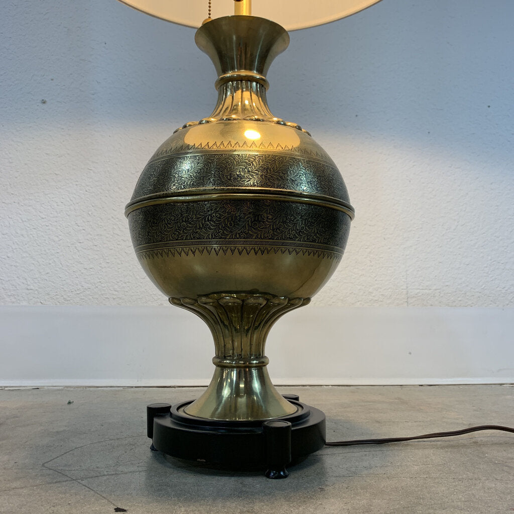 Fabulous Marbro Brass Mid Century Lamp - 42.5"Hx18.25"Dx18.25"W