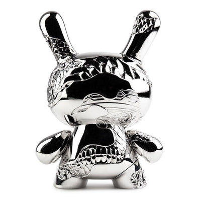 Dunny New Money 5" Metal Art Figure Silver