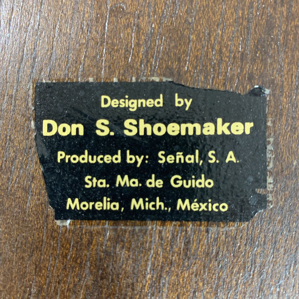 Pair of Don Shoemaker Nesting Tables Solid Rosewood Cocobolo Parquetry