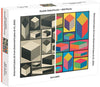 Sol LeWitt MoMa Distorted Cubes 2001 Double-Sided Puzzle 500 Piece Puzzle