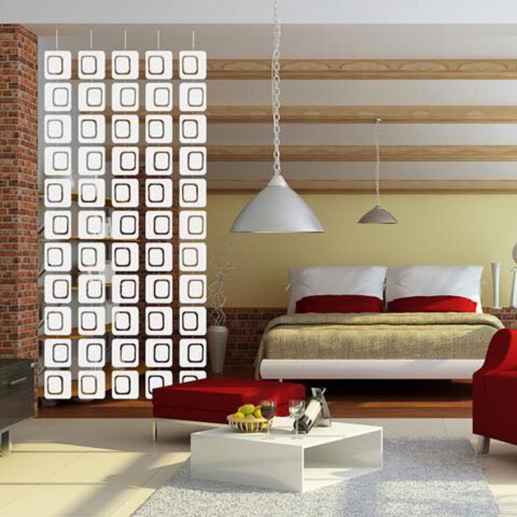 Mobile Art Curtain: Coolsville / Far Out / 46 x 6