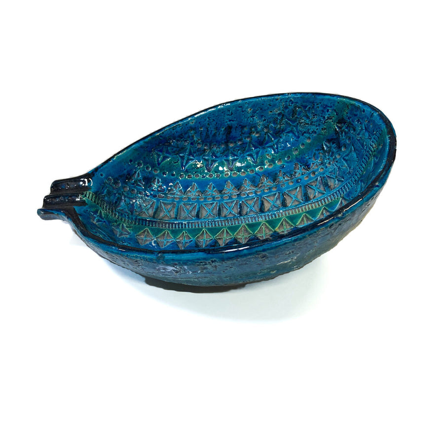 Bitossi 'Rimini Blue' Bowl / Ashtray by Aldo Londi (Italy)