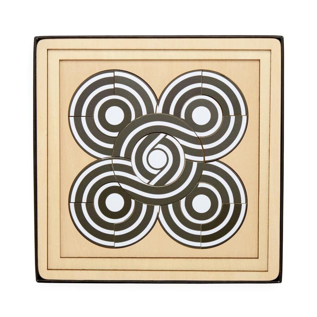 Jonathan Adler Atlas 3 Layer Wood Puzzle
