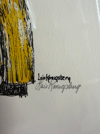 Vintage Whimsical Illustration by Lois Konigdberg