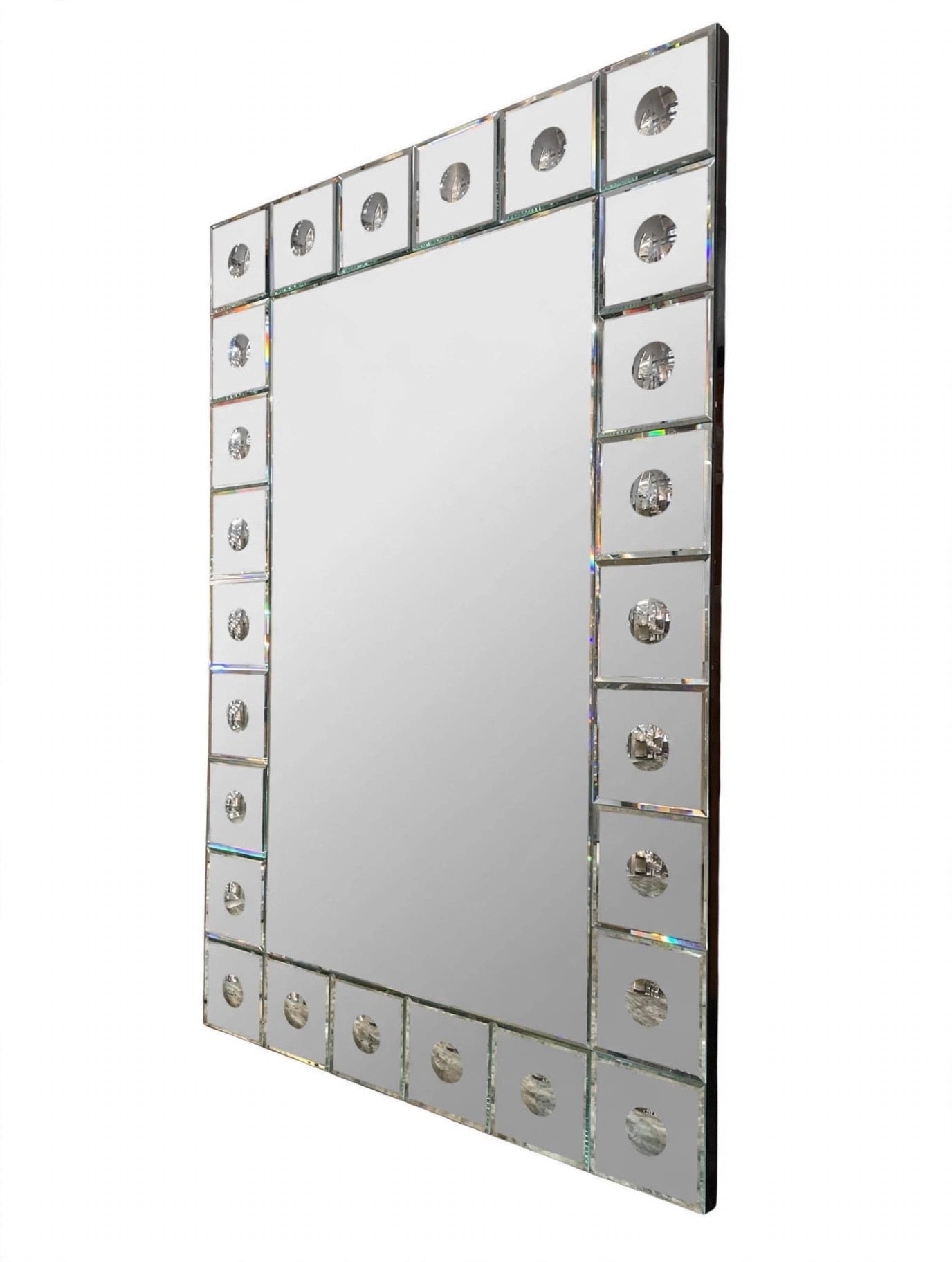 Williams Sonoma Etched Dot Wall Mirror