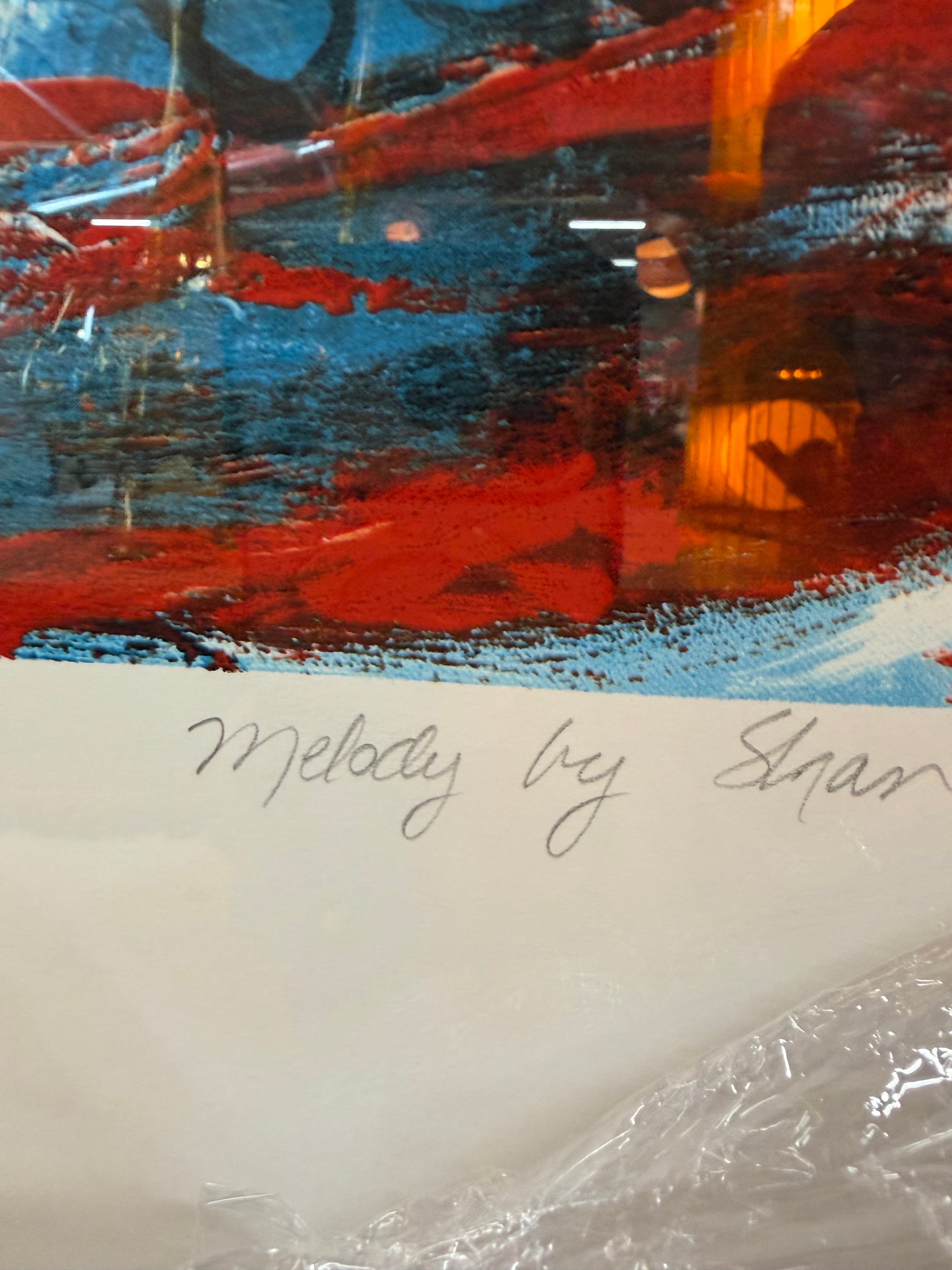 Melody by Shan Lithograph by Johanne Corno