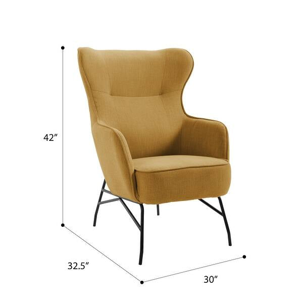 Modern Wingback Lounge Chair