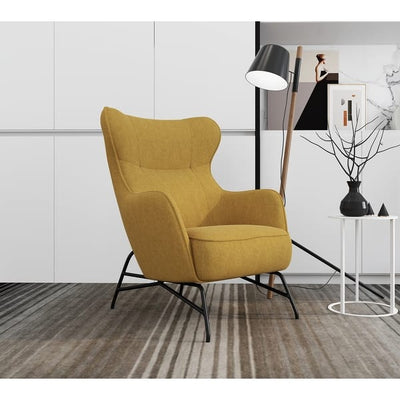 Modern Wingback Lounge Chair