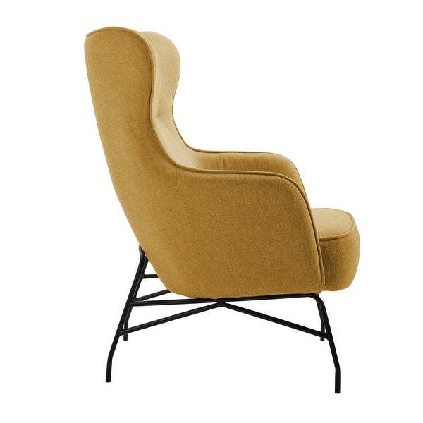 Modern Wingback Lounge Chair