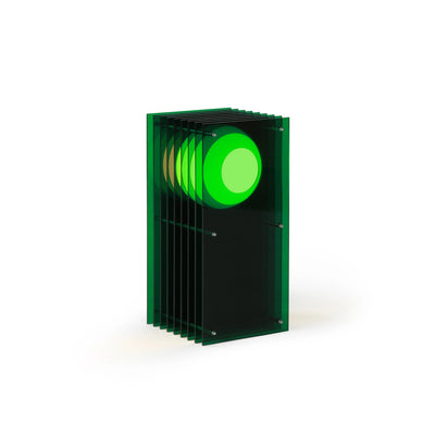 Lớp Small Rectangle Green Acrylic Lamp